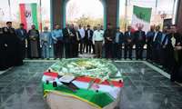مراسم گرامیداشت سیزدهمین سالگرد تشییع و تدفین شهدای گمنام دانشگاه علوم پزشکی ارومیه 