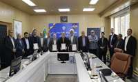 عقد تفاهم نامه تکمیل مرکز خدمات جامع سلامت آلوچای سفلی شهرستان تکاب