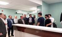 بازدید رئیس دانشگاه علوم پزشکی از بیمارستان ابن سینا