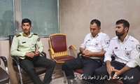 قدردانی سرهنگ علی‌اکبرلو از ناجیان زندگی‌اش در اورژانس پیرانشهر