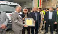 تجلیل از خانواده سازنده پایگاه فوریت‌های پزشکی سلماس