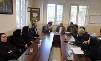 بازدید معاون فرهنگی و دانشجویی دانشگاه از شبکه بهداشت و درمان مهاباد