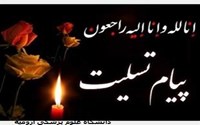 پیام تسلیت و تشکر رئیس دانشگاه علوم پزشکی استان به خانواده جانبخش جعفر آتش فراز