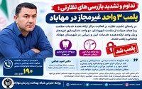 پلمب ۳ واحد غیرمجاز در مهاباد