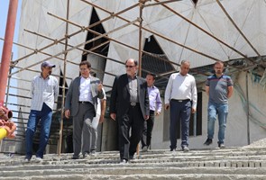 بازدید-رئیس-دانشگاه-از-پروژه-بیمارستان-450-تختخوابی-شهید-بهشتی